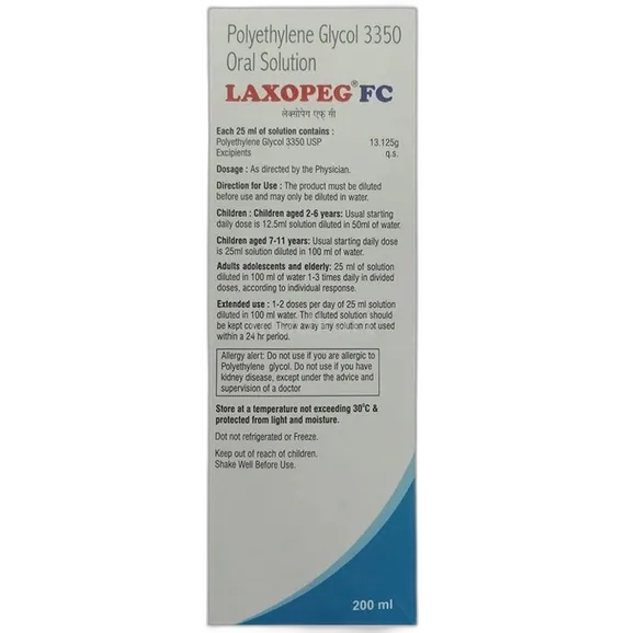 laxopeg fc syrup 200 ml